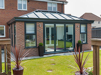 Grey UPVC Conservatory